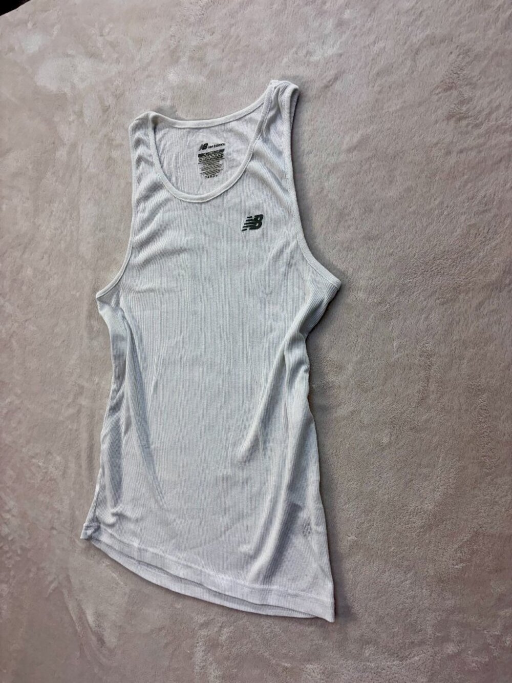 New Balance Men's White Tank Top --- Size: XL --- Great Condition!!
